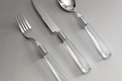 acrylic cutlery