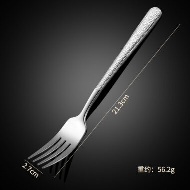 304 Stainless Steel Elegant Star Diamond Crack Design Cutlery Set – Steak Knives, Forks, Spoons for Fine Dining & Hotels