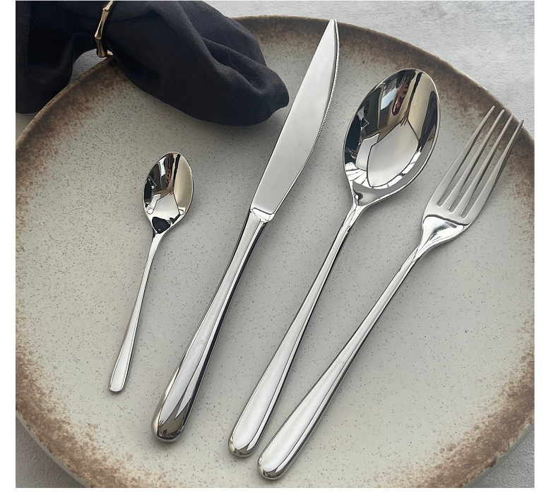 304 Stainless Steel Heavy-Duty Steak Cutlery Set for Home, Hotel & Restaurant Use