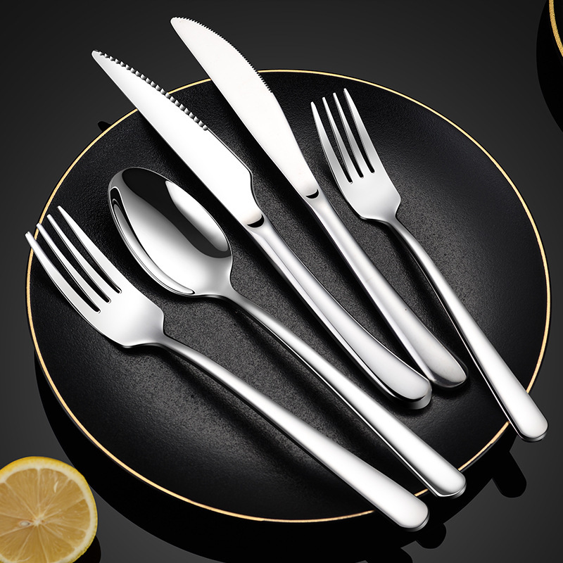 304 Stainless Steel Portuguese Cutlery Set – Steak Knife, Fork, Spoon, Premium Dining Utensils