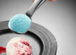 304 Stainless Steel Standing Ice Cream Scoop with Hollow Handle for Easy Use & Storage
