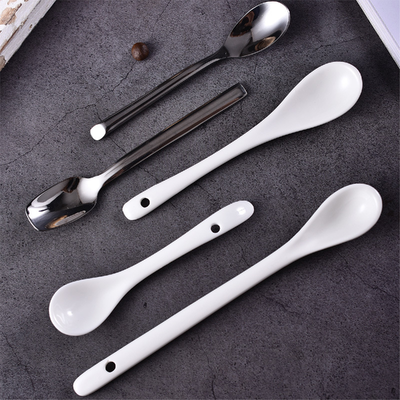 Creative Stainless Steel Cutlery Set for Steak, Dessert, Fruit Forks, and Coffee Spoon