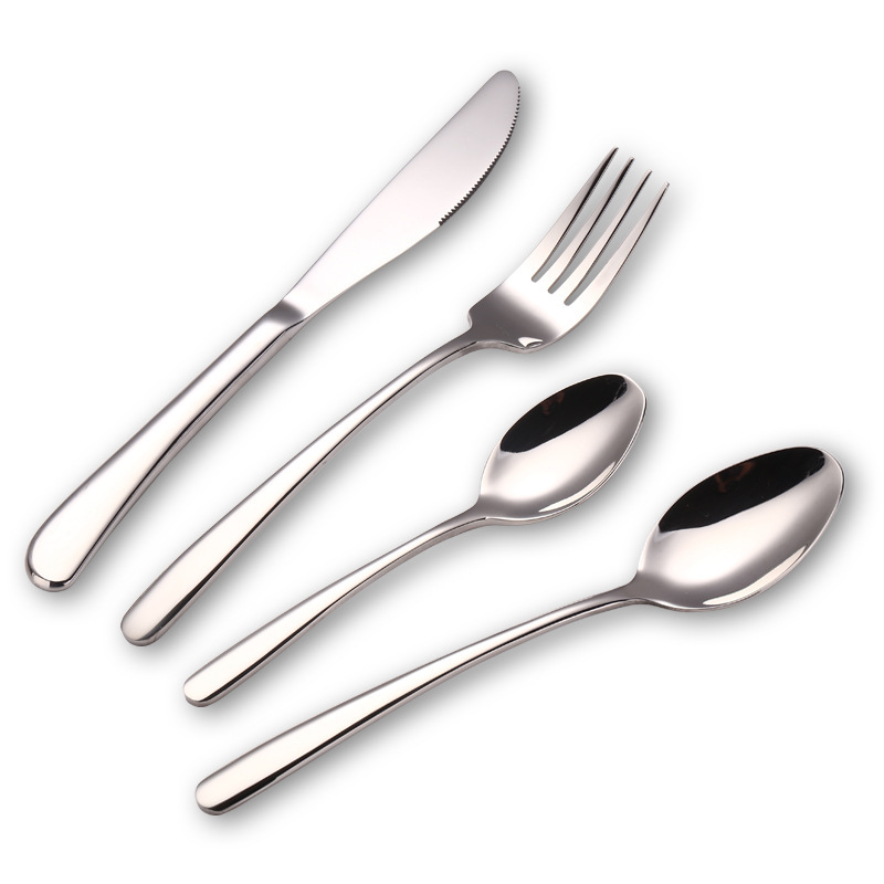 304 Stainless Steel Heavy-Duty Cutlery Set for Hotels & Restaurants – Steak Knives, Forks, Spoons
