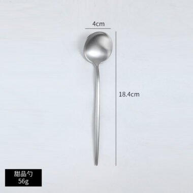  Island Qi 304 Stainless Steel Cutlery Set – Steak Knives, Forks, and Spoons, Creative Portuguese Design for Restaurant & Hotel