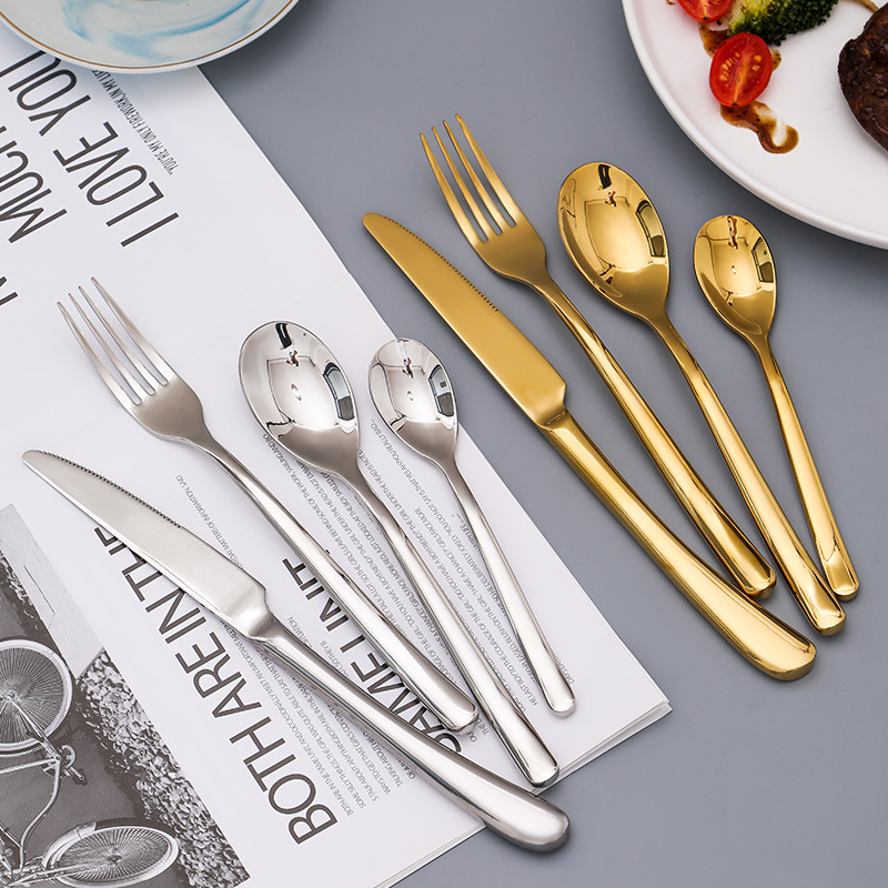 Moonlight 666 Non-Magnetic Stainless Steel Cutlery Set for Hotel Use