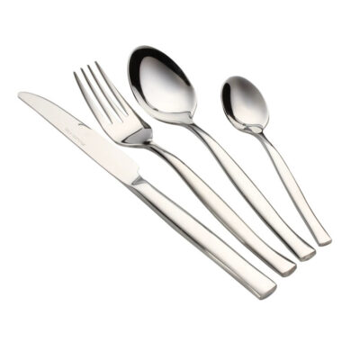 Wavy Pattern Stainless Steel Cutlery Set - Knife, Fork, Spoon for Hotels & Restaurants, 113 Series